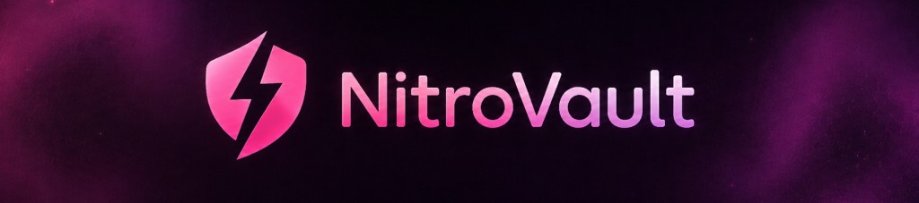 NitroVault logo banner